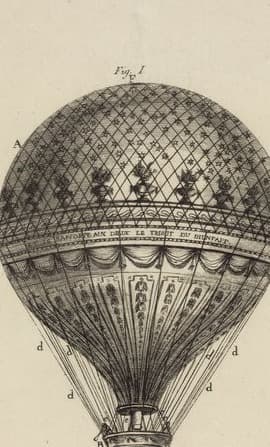 Aerostat of the Marquis de Brantes, 1784